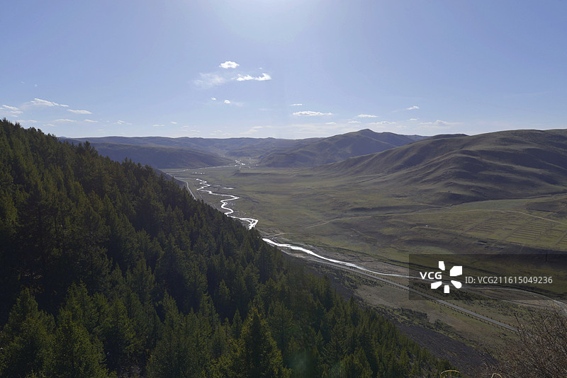 四川色达五明喇荣佛学院图片素材