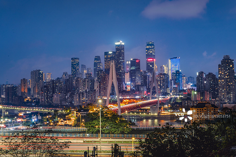 重庆夜景图片素材