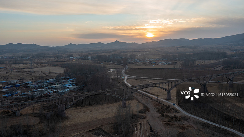 北票市丁家店渡槽图片素材