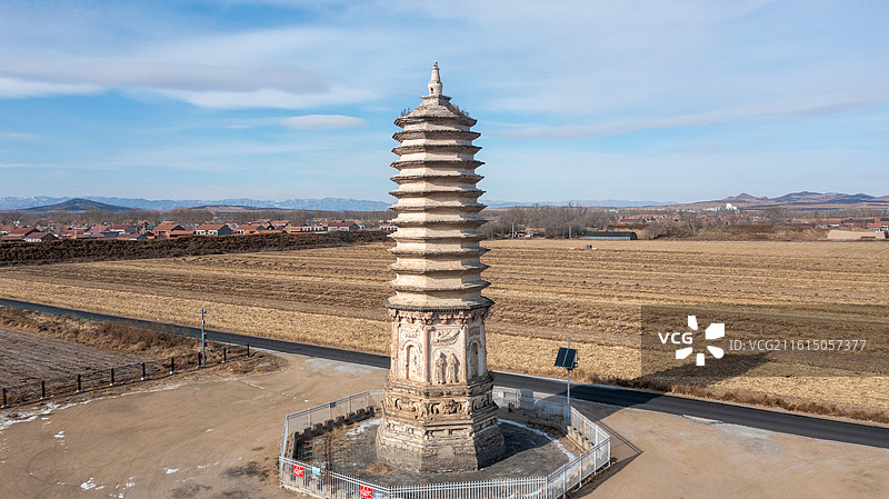 宁城金代小塔图片素材