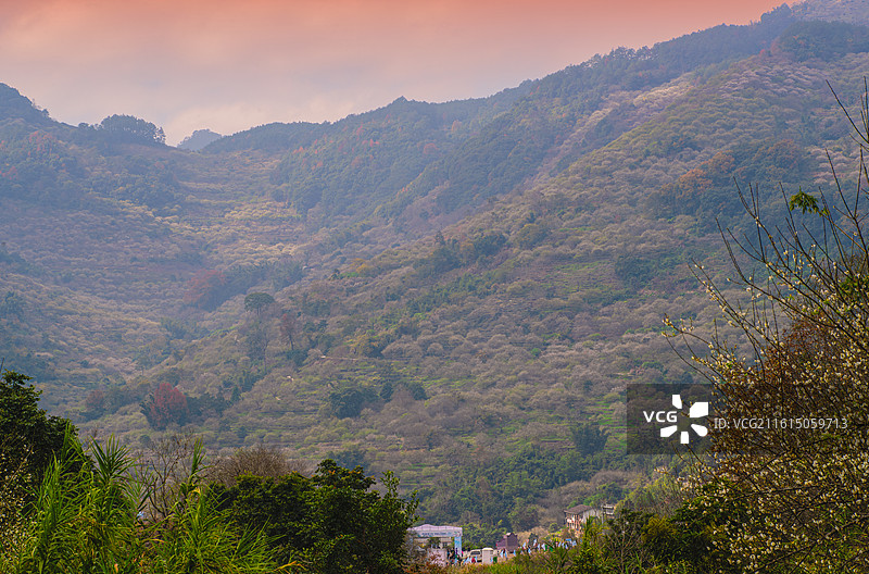 永泰溪洋村风光图片素材