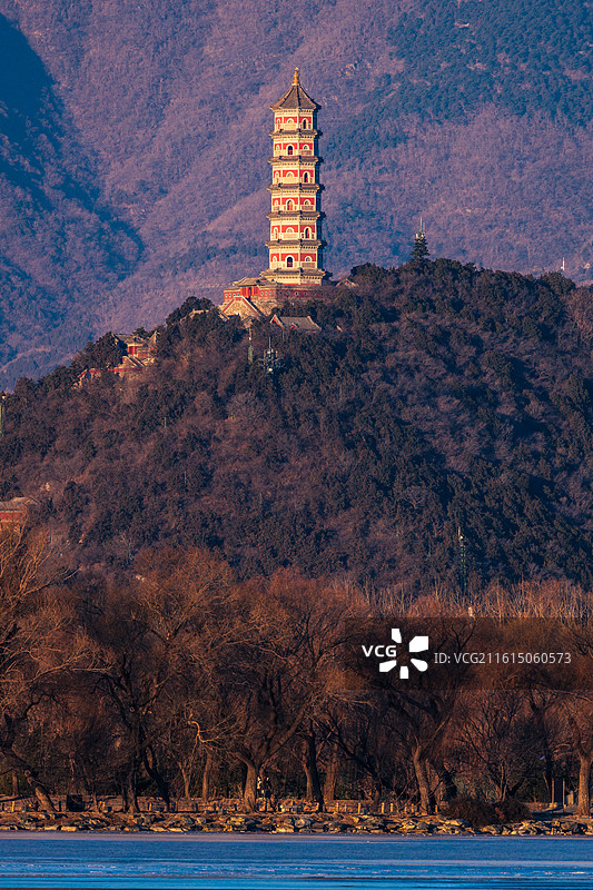 颐和园里的风光图片素材