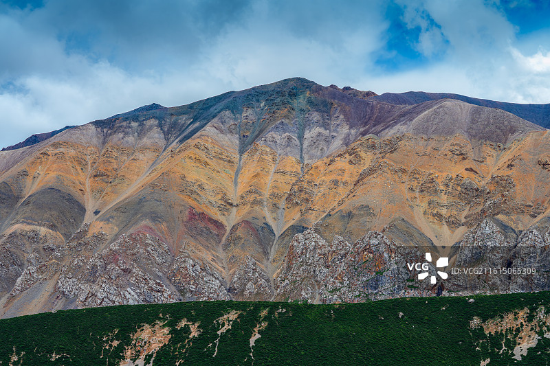 夏日阿尼玛卿雪山图片素材