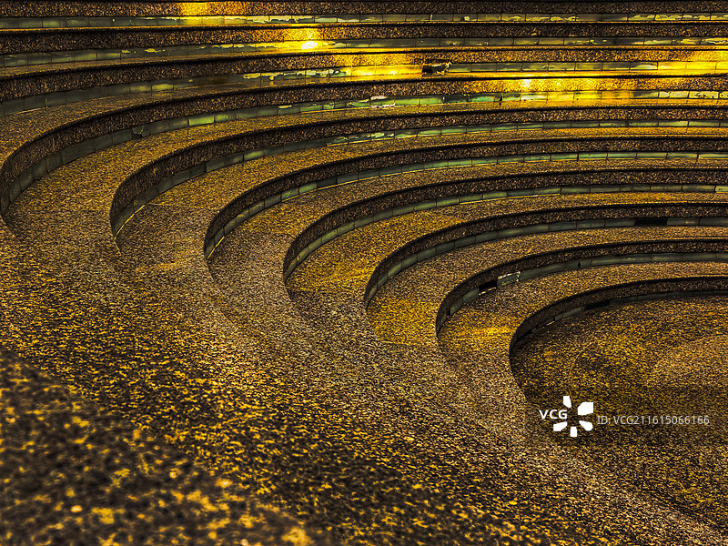 《鎏金环形建筑肌理  商业设计素材》图片素材