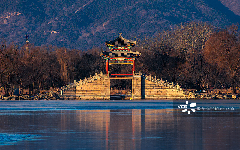 颐和园里的风光图片素材