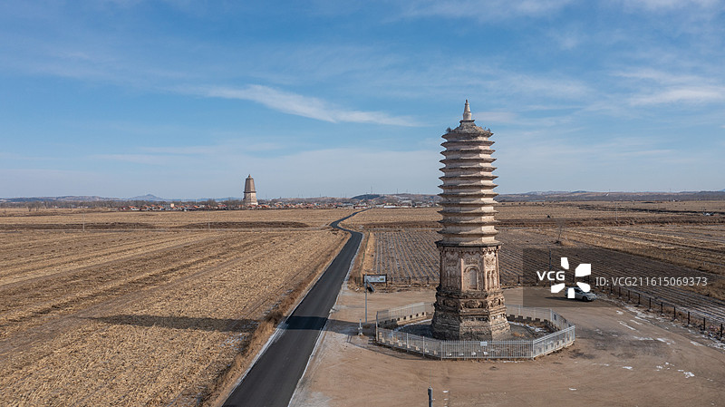 宁城金代小塔图片素材