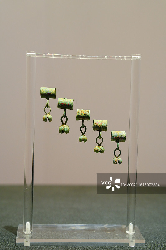 广西壮族自治区博物馆西汉时期铜铃图片素材