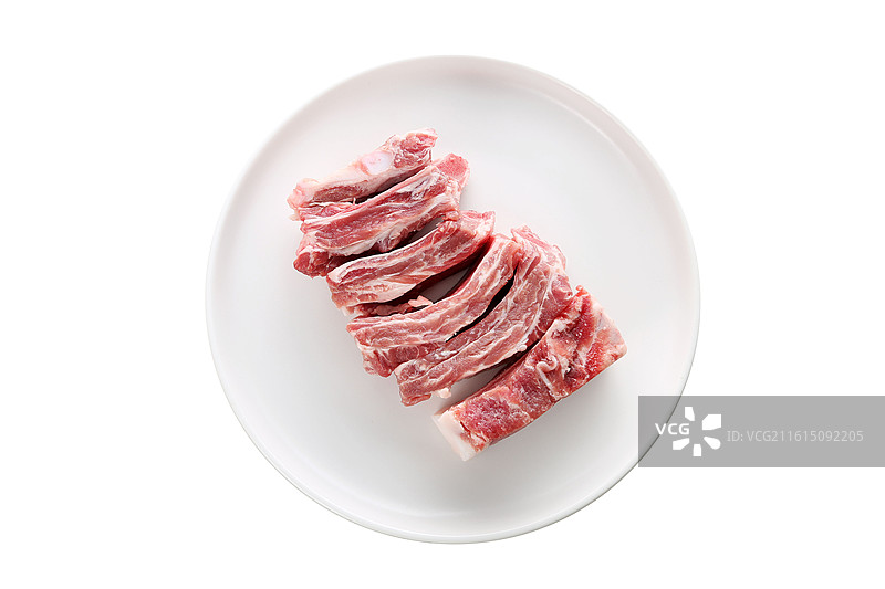 新鲜生排骨段图片素材