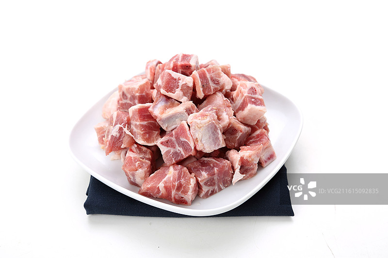 新鲜生排骨粒图片素材
