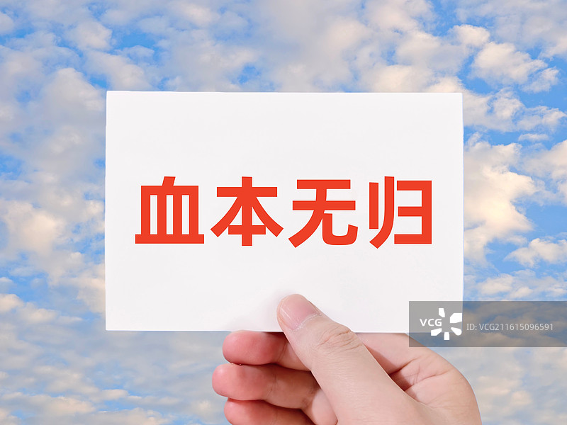 血本无归图片素材