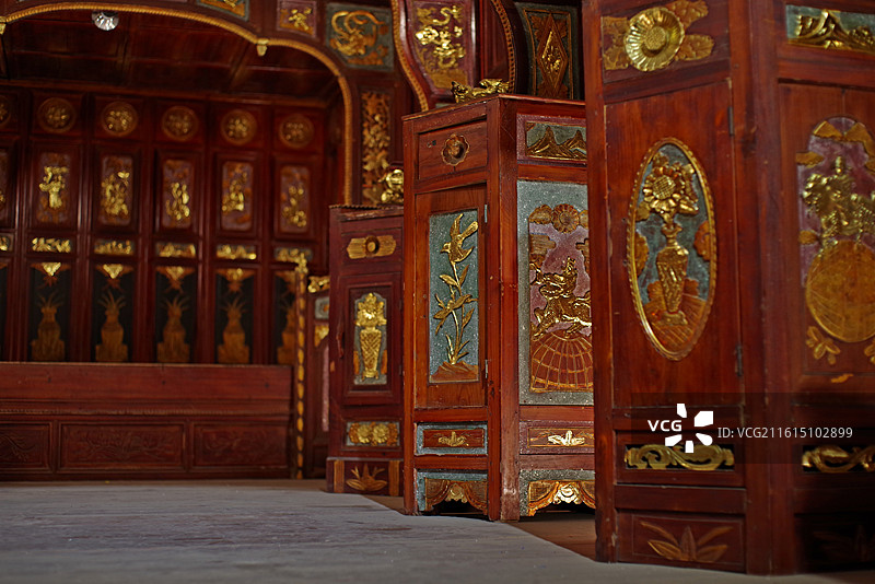 拔步床万工床图片素材