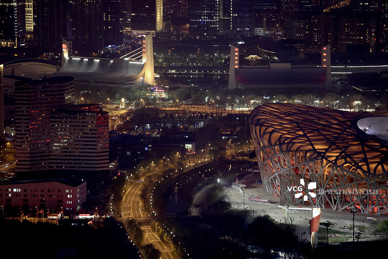 奥林匹克塔悬挑鸟巢图片素材