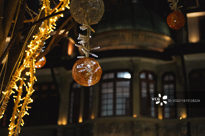 彩灯灯球图片素材