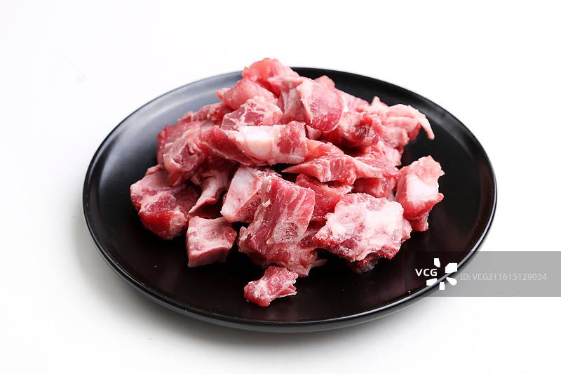新鲜生排骨粒图片素材