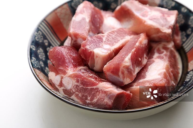新鲜生排骨段图片素材