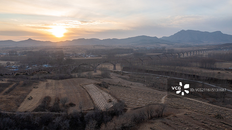 北票市丁家店渡槽图片素材