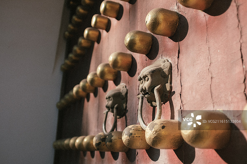 南京明孝陵内红门图片素材