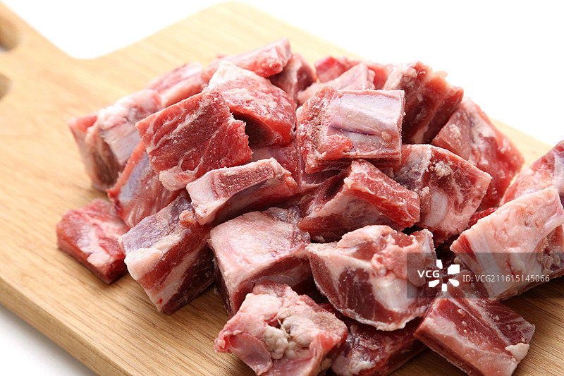 新鲜生排骨粒图片素材