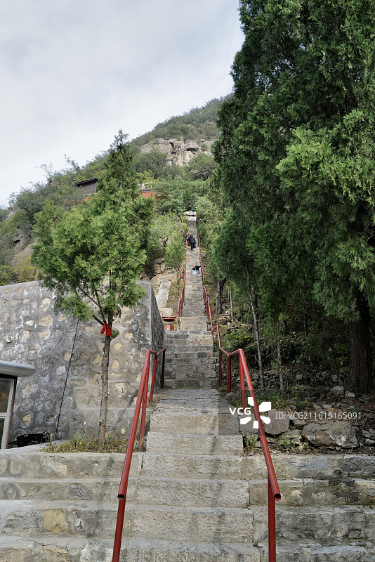 河北邯郸响堂山石窟风景名胜区风光图片素材