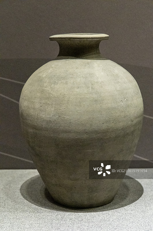 北京路县故城遗址博物馆：陶罐【唐，胡各庄27号墓出土，北京市考古研究院（北京市文化遗产研究院）藏】图片素材