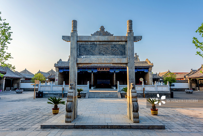 中国河南鹤壁浚县古城濬县县署风光图片素材