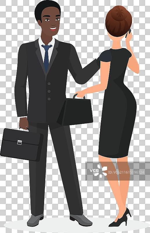 同事间商务互动概念图片素材