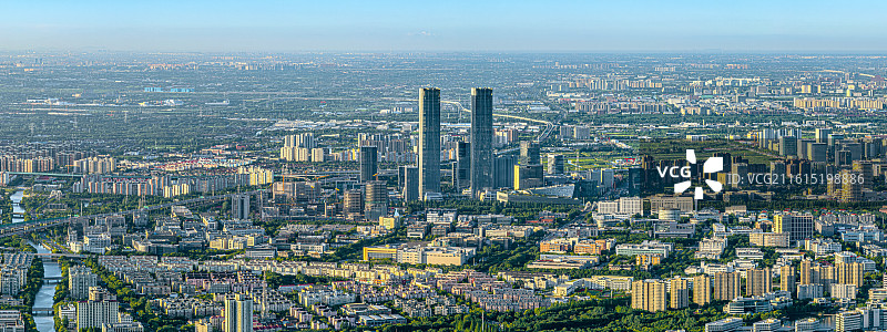 航拍上海张江科学城全景 科学之门双子塔 张江高科技产业园 科学技术生产力 浦东国际先进制造创新土壤图片素材