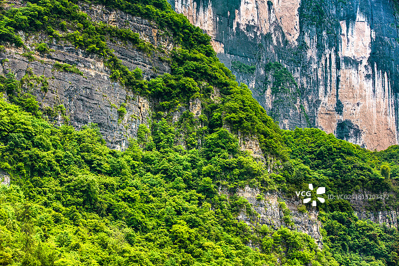 中国湖北省恩施州恩施大清江风景区自然风光图片素材