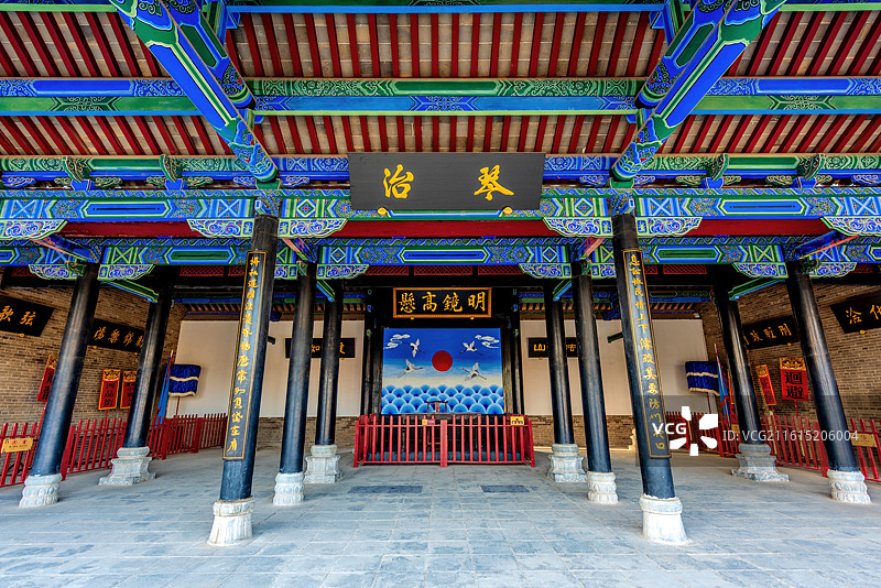 中国河南鹤壁浚县古城濬县县署风光图片素材