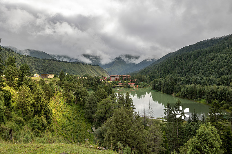 甘肃卓尼县其布林卡图片素材