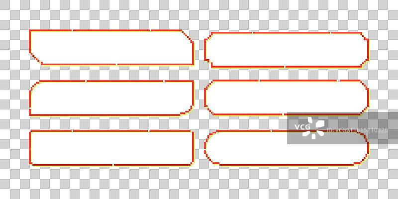 像素边框图片素材