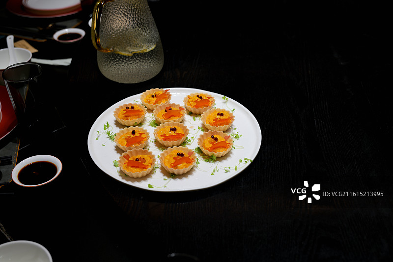 远山素蟹粉，点心，蟹粉图片素材