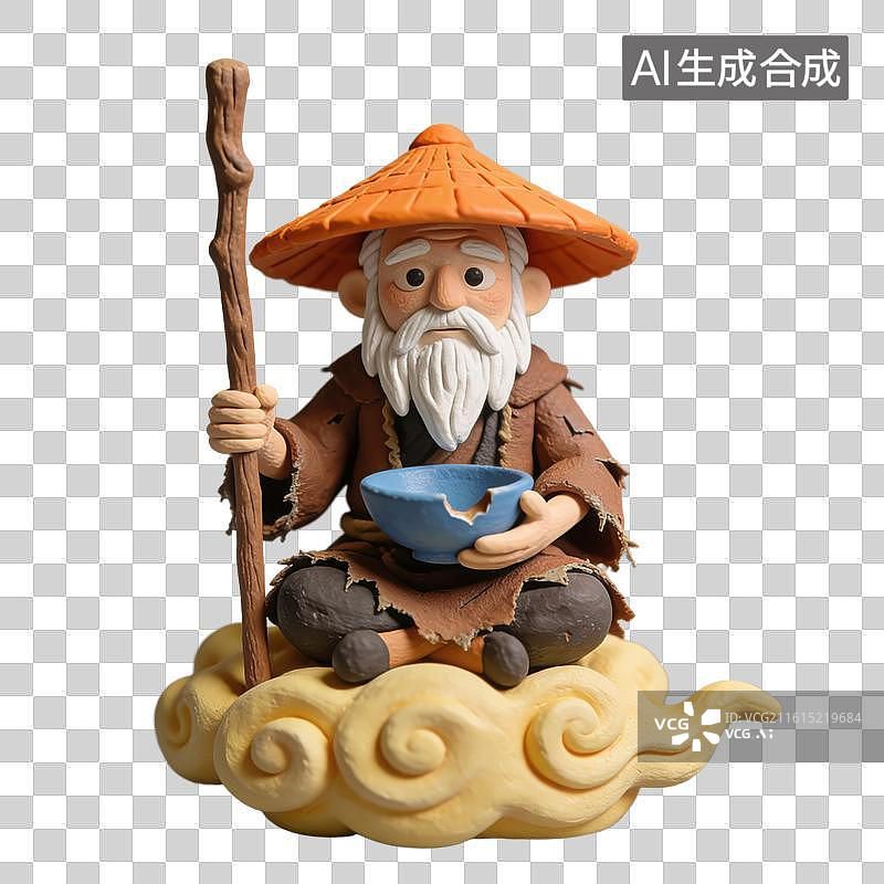 【AI数字艺术】农历正月初六送穷鬼春节过年年俗元素图片素材