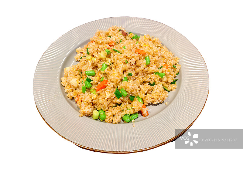 家常扬州炒饭白底图图片素材