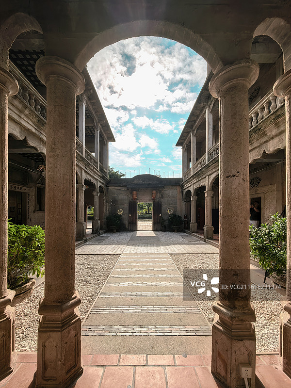 福建省泉州市晋江悟林古村落风景图片素材