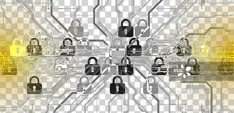 安全数字背景 虚拟机密图片素材