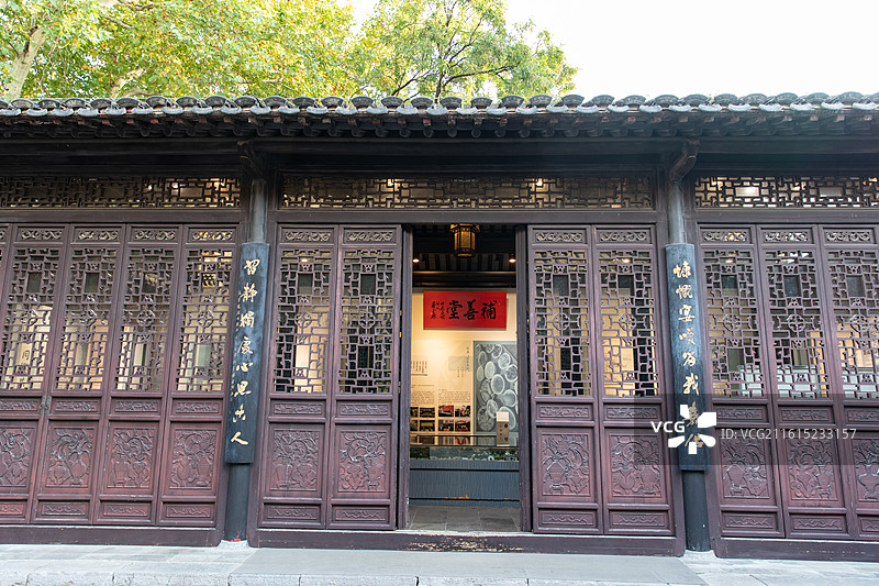 南京愚园古风建筑图片素材