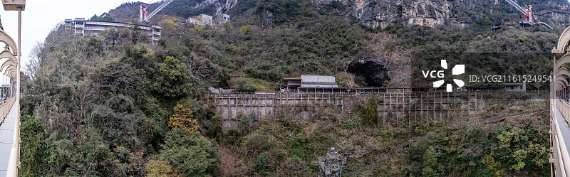 冬日的四川省绵阳市北川县九皇山猿王洞景区各种图片图片素材