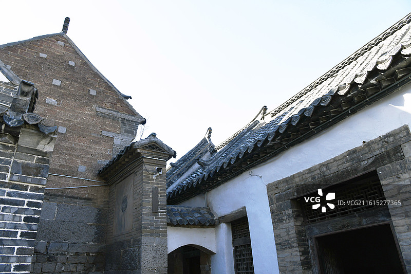 山东省济南市章丘区朱家峪古村进士故居图片素材