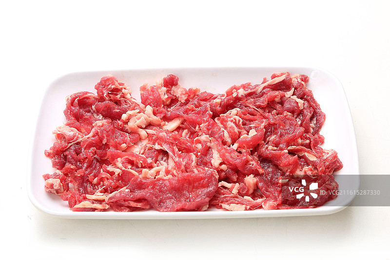 新鲜牛肉片图片素材