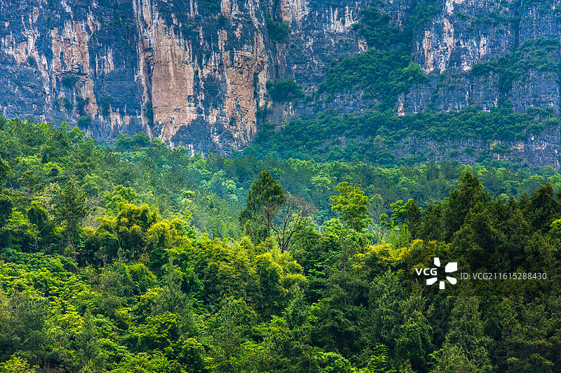 中国湖北省恩施州恩施大清江风景区自然风光图片素材