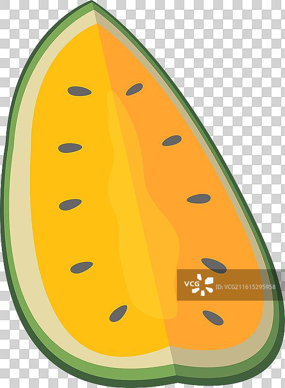 切好的黄瓤西瓜图片素材