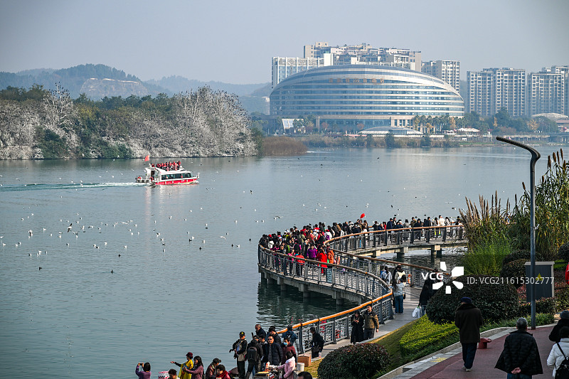 四川省绵阳市三江湖旅游景区图片素材