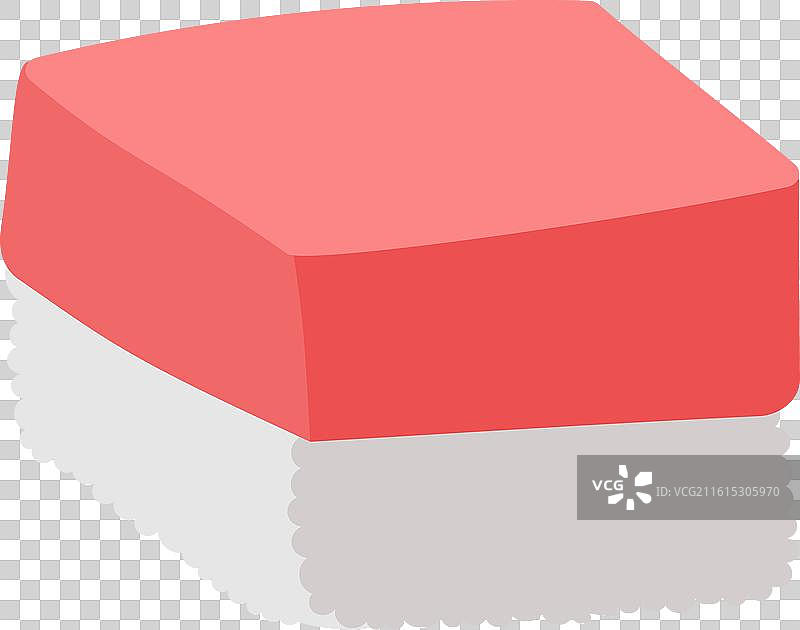 红白塔拉姆糕（印尼传统糕点）孤立图片素材