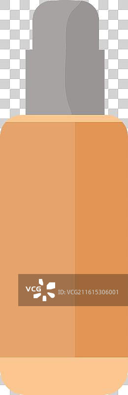 护肤品瓶子扁平化图标图片素材