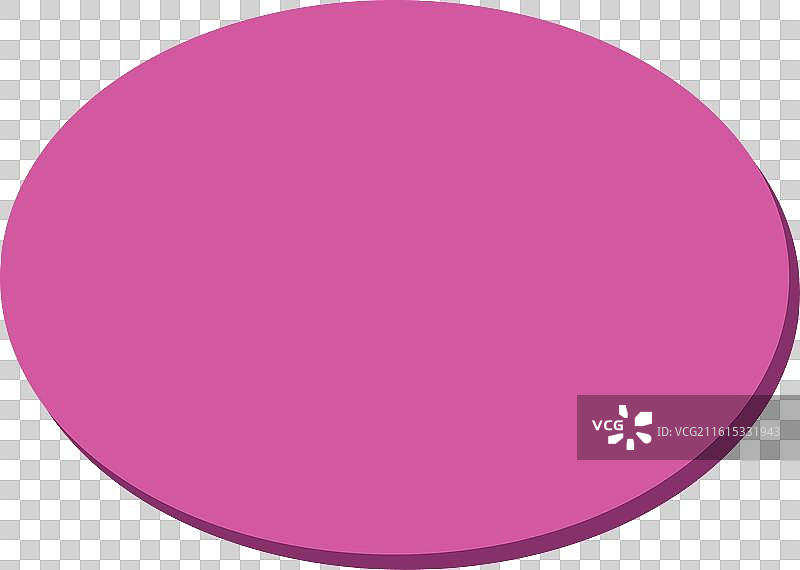 椭圆二维基础几何图形图片素材