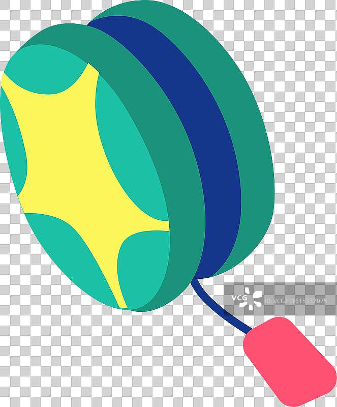 悠悠球扁平图标儿童玩具图片素材