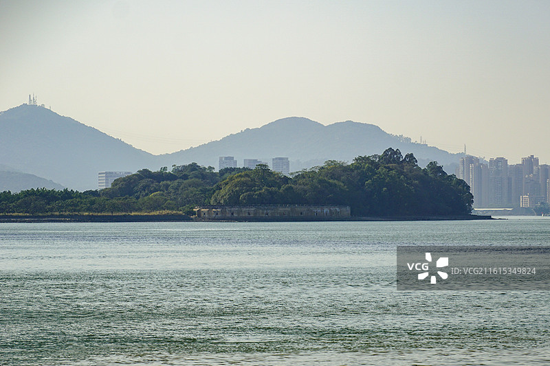 东莞虎门横档岛炮台图片素材