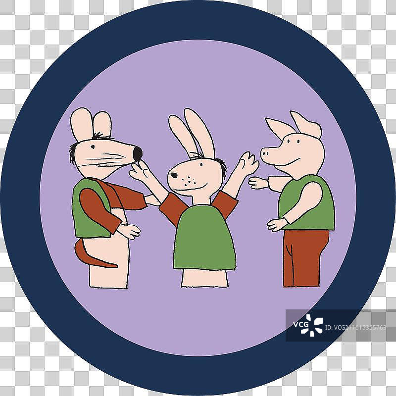 儿童卡通艺术标志符号图片素材