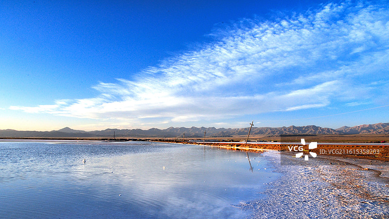 茶卡盐湖图片素材